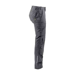 BLAKLADER - 710613449600D25 <b>Women</b>’s Industry trousers stretch Mid <b>grey</b> - EAN 7330509863367 WORK TROUSERS <b>CARGO</b> WORK TROUSERS - Product Image 3