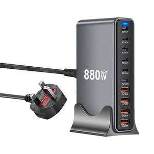 Nuevo <span class=keywords><strong>Cargador</strong></span> de Escritorio de 1000W, Adaptador GaN PD de 880W, <span class=keywords><strong>Cargador</strong></span> Multifunción de <span class=keywords><strong>10</strong></span> Puertos y 1000W para Carga Rápida de Samsung, Apple y <span class=keywords><strong>iPhone</strong></span> - Product Image 5