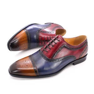 <span class=keywords><strong>Scarpe</strong></span> Oxford da <span class=keywords><strong>Uomo</strong></span> in Vera Pelle Fatte a Mano, Altre <span class=keywords><strong>Scarpe</strong></span> Formali Trendy per <span class=keywords><strong>Uomo</strong></span>, Nuova Moda 2021, Colori Misti - Product Image 1