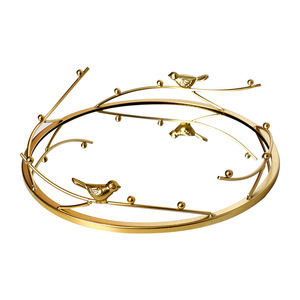 Mystic Arts <b>Mirror</b> Tray Metal Base Round Decorative Ornament For Home Decoration And Product Photography Prop - Product Image 5