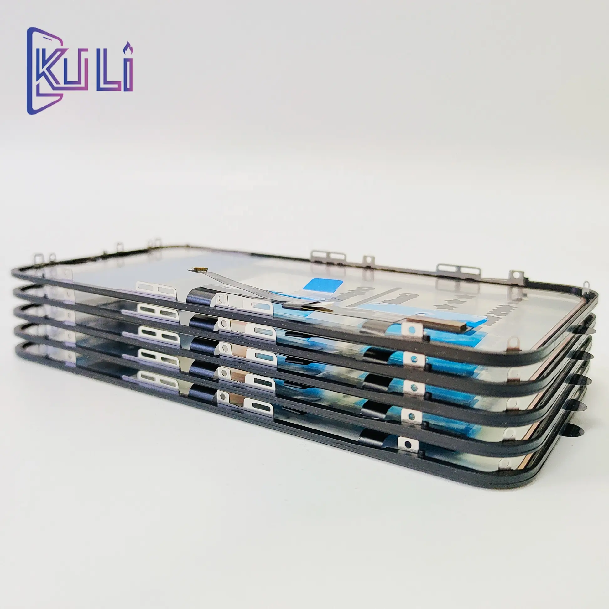 KULI携帯電話部品卸売オリジナル液晶タッチocaフレームなしIC/短列iPhone XR 1212PROガラスディスプレイ画面用