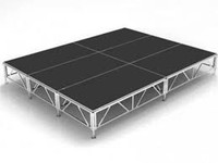 Plateforme de Scène en Aluminium Facile à Installer, Certifiée CE/TUV/ISO9001/ROHS, Dimensions Personnalisables : 2m*1m, 1m*1m, 1.22*2.44m, 1.22*1.22m