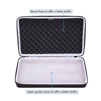Musical Instrument Storage Game Keyboard Case Hard Shell Potable Zipper EVA Keyboard Case