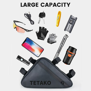 ポータブル自転車収納バッグトライアングルフレームバッグアウトドアサイクリング用Practiclaバイクバッグ - Product Image 3