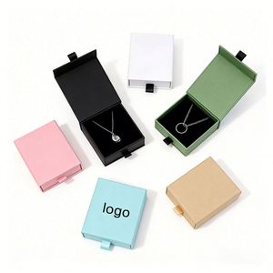 Factory Direct Customizable Free Design Multi Color Drawer Style Jewelry <b>Box</b> Sturdy Ideal for <b>Gift</b> Packaging - Product Image 1