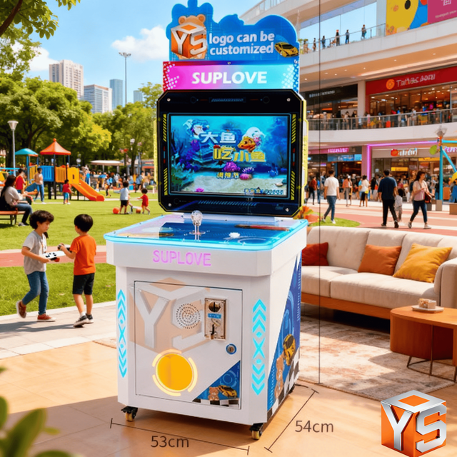 ZDYS >3 Years Old Coin Operated Shooting Arcade Game Machine with English Support Mini Design