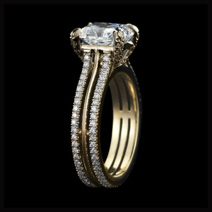 Anello da Donna con Zirconia Cubica Taglio Quadrato, Stile Matrimoniale, Gioiello alla Moda - Product Image 1