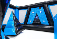 IPS Jeux Interactifs Gel Ball Arena Obstacle Gonflable Zone De Combat Défi Gel Blaster Bunker Dodgeball Arena