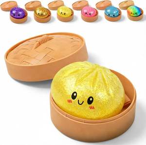 Cross-border Extra-large Simulation Steamed Bun Kneading Stress Relief Youth Flour Ball Slow Rebound Prank Toy <b>Steamer</b> - Product Image 2