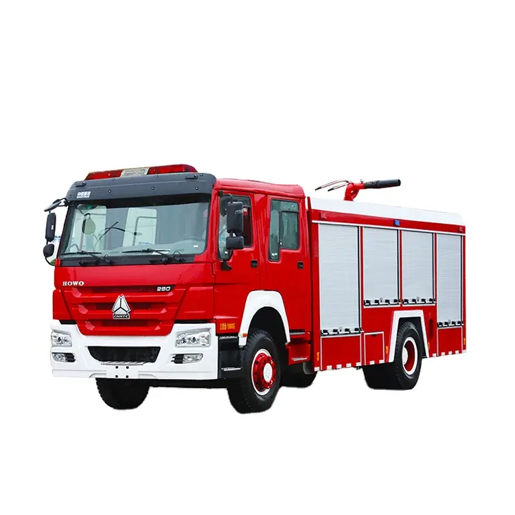 favorable price china factory sinotruk 4x2 1500 gal multi-function water foam fire truck fire fighting trucks with engine