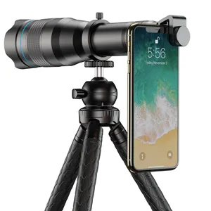 Apexel Kamera Ponsel Profesional HD 60X, Lensa Monokular Tele HD untuk Menonton Burung