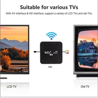 Decodificador MX Transfronterizo de Doble Banda Hisilicon TVBOX, Android 9.0 4K, 2 Puertos USB, para Hogar Inteligente