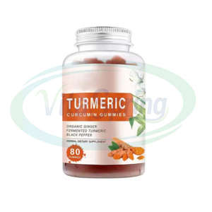 Complément alimentaire Ausreson OEM, gommes à la curcumine biologique végétalienne, gommes à la curcumine - Product Image 1