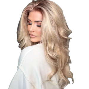 Paquete de 4 Extensiones de Cabello con Clip para Toda la Cabeza, <span class=keywords><strong>22</strong></span> Pulgadas, Onduladas y Rizadas, Cabello Sintético para Peinado Femenino - Product Image 3