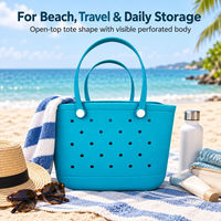 Sac fourre-tout de plage surdimensionné Eva, sacs de courses pliables, grands sacs de shopping réutilisables, sacs à main avec sangles, sac de natation imperméable pour enfants