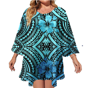 <span class=keywords><strong>Chemisiers</strong></span> pour femmes Grande taille Chemises hawaïennes en gros <span class=keywords><strong>Chemisiers</strong></span> à motifs de <span class=keywords><strong>fleurs</strong></span> Polynésiens <span class=keywords><strong>Chemisiers</strong></span> pour femmes Chemises de plage - Product Image 2