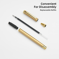 Logo personnalisé Vente en gros de haute qualité luxe multicolore métal coloré 0.5mm stylos gel ensemble avec capuchon