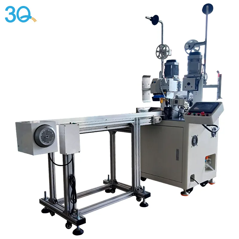 3Q Automatic loose terminal crimping machine with auto Feeding by Vibration Plate