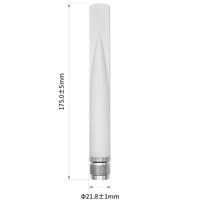 Antenne de communication cellulaire WiFi 4G 5G à gain élevé, modèle queue de poisson, 600-6000 MHz, avec connecteur de type N – Tendance 2026