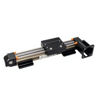 Module linéaire à courroie de distribution en aluminium METE MTP45 avec noyau de roulement pour mouvement linéaire