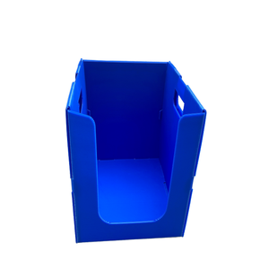 Bacs de rangement en plastique PP ondulé recyclables et empilables pour usage industriel avec logo personnalisé, modèle LB-bins de LOBIS pour sous-vêtements et chaussettes - Product Image 2
