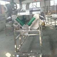 Mesin Pemotong Setengah Buah Tomat, Timun, Semangka untuk Pabrik Pengolahan Sayuran, Mesin Berdaya Tinggi, Bahan Stainless Steel 304