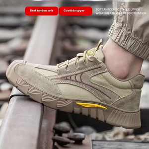 Chaussures de sécurité de travail industrielles anti-écrasement, anti-perforation, anti-brûlure, isolantes 6kv, confortables, durables, à semelle solide - Product Image 2