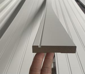 UV bitmiş/<span class=keywords><strong>Pvc</strong></span> sarılmış/PU boya/beyaz astarlı MDF Trim kalıplama süpürgelik panoları duvar süpürgelik - Product Image 6