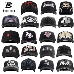 จัดส่งรวดเร็ว หมวก Gorras G5 JC Hats DH EI Barbas Hats หมวกเบสบอลผ้าสักหลาด ปรับขนาดได้ Unisex ซับในผ้าซาติน Thirty One 31 Hats - Product Image 1
