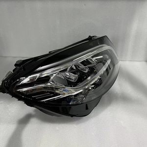 Faro LED para <span class=keywords><strong>Mercedes</strong></span> <span class=keywords><strong>Clase</strong></span> C W205 2019-2021 C180 <span class=keywords><strong>C200</strong></span> C260 C300, Faro OEM con DRL y Señal de Giro, Conjunto de Faros - Product Image 3
