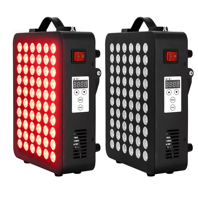 660nm&850nm Professional Infrared LED Light Therapy Panel - 300W Red Light for Pain Relief & Skin Wellness