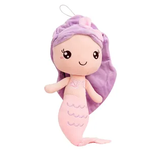 Mermaid Doll for Girls Mermaid Princess Plush, Soft and Snuggly Plush Animal, Lovely Bright Colors