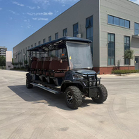 Nouvelle voiturette de golf électrique 3-4 places tout-terrain avec freins à disque, capacité de montée de 25 degrés, contrôleur 72V, vitesse maximale de 50 km/h, autonomie de 90 km, châssis en acier