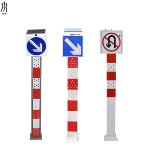 中国製の安価なPU製道路安全フレキシブルボラード、交通標識ポスト、警告ポスト - Product Image 3