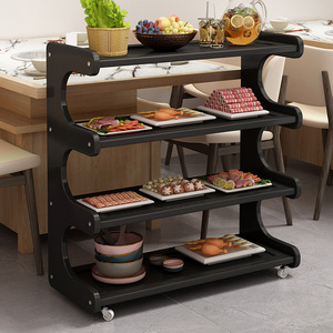 Multi-tiered <b>vegetable</b> rack, specially designed for hot pot restaurants and kitchens, for storing food and displaying <b>vegetable</b> - Product Image 2