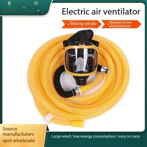 Masque anti-<span class=keywords><strong>feu</strong></span> intégral chinois pour adultes Welding Smoke Fighter avec filtre à oxygène activé et protecteurs de flamme flexibles - Product Image 2