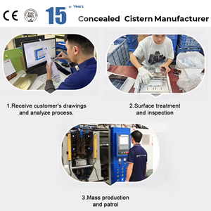 ช่องเก็บน้ำแบบมีช่องเก็บแปรงสีทองสำหรับห้องน้ำแผ่นสเตนเลสแบบกด - Product Image 6