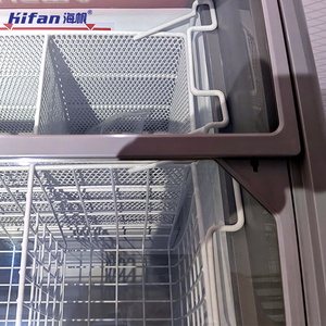 <span class=keywords><strong>Congélateur</strong></span> horizontal commercial grande capacité 220V à refroidissement par air, vitrine à crème glacée à ouverture par le haut, <span class=keywords><strong>congélateur</strong></span> profond - Product Image 6