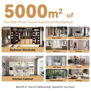 Armoire de chambre <span class=keywords><strong>intégrée</strong></span> sur mesure BALOM, placard en bois, armoire <span class=keywords><strong>intégrée</strong></span>, rangements - Product Image 4