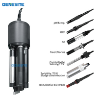 Analyseur de qualité de l'eau multi-paramètres Sonde Électrode Méthode RS485 Modbus/RTU pour PH COD ORP EC Électrode Eaux usées industrielles