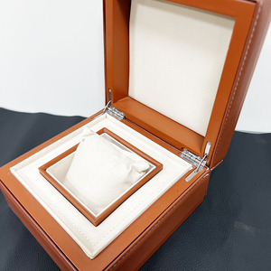 Luxury Handmade Wooden <b>Watch</b> Storage <b>Case</b>, Premium PU Leather Travel Carry Organizer - Product Image 1