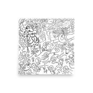 Pintura por Números de Dibujos Animados Jumbo, Página para Colorear - Product Image 2