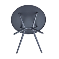 Ensemble de meubles en plastique pour jardin, terrasse, hôtel, extérieur, table basse ronde, dernière tendance 2023