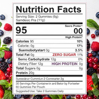 Gummies Protéinés en Gros 20g – Forte Teneur en Protéines pour le Développement Musculaire, Idéales pour les Magasins de Compléments Alimentaires et les Athlètes Professionnels