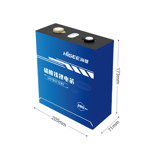 แบตเตอรี่สำรองพลังงานแสงอาทิตย์ Higee 280Ah 3.2V ความหนาแน่นพลังงาน 160Wh/kg รับประกัน 5 ปี 6000 รอบการใช้งาน สำหรับการจัดเก็บพลังงานแสงอาทิตย์ - Product Image 1
