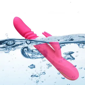 Estilo quente G Spot Mulheres Pussy Massager Barato Silicone Coelho Dildo Vaginal Vibrador Elétrico Para Mulheres Brinquedo Do Sexo brinquedos das mulheres