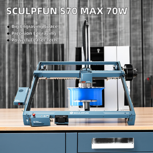<span class=keywords><strong>Sculpfun</strong></span> <span class=keywords><strong>S70</strong></span> <span class=keywords><strong>max</strong></span> 70W độ chính xác cao đá giấy cao su MDF hỗ trợ khắc laser DIY gỗ cắt Diode Lazer Khắc Máy - Product Image 2