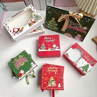 Nouveauté - Coffret cadeau de bougies parfumées pour l'Avent de Noël avec impression de logo personnalisé pour l'emballage de cadeaux de Noël