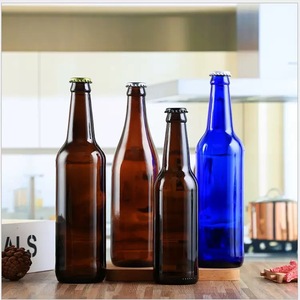 Vetro marrone bottiglia di birra artigianale con l'enzima di <span class=keywords><strong>vino</strong></span> di frutta blu sigillato dal coperchio dello spruzzatore della pompa - Product Image 1
