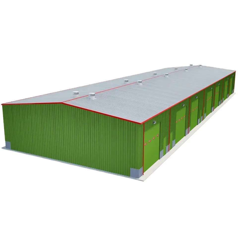 Prefab Environmental Control Steel Structure Poultry Farm For Sale Commercial Egg Chicken House Design For Layers